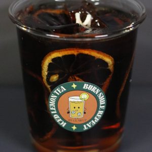 Iced Lemon Tea candles that are Lemon & Sage scented. Made with soy wax, bee wax and a cotton wick that burns well with no toxins.